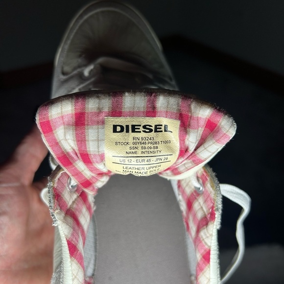 s_673f5dc715ad54c8dd867f58.jpeg Diesel Mens Intensity White Sneaker Size 12